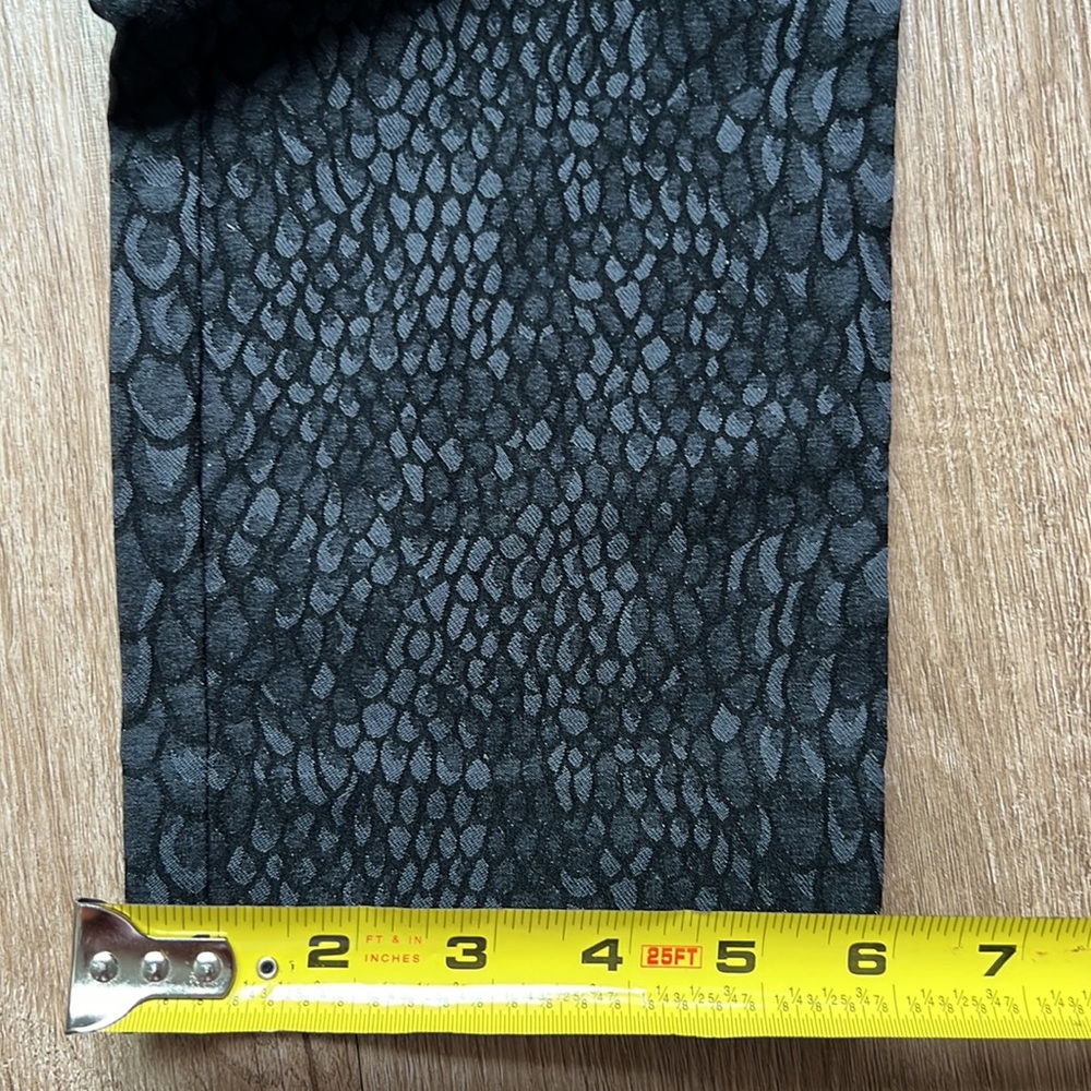 Lisette Women’s Snakeskin Pattern Black & Gray Skinny Jeggings Size 6 - Picture 16 of 16